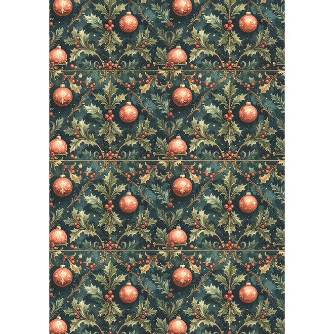 Rice Paper A5 MIXED 8/Pkg Hot Cocoa & Holly