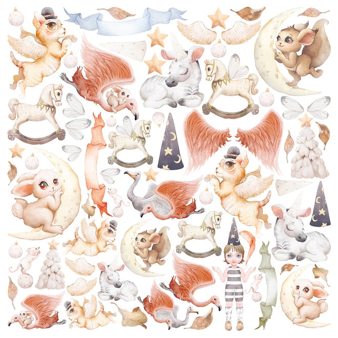 Dreamland Patterns Pad 12x12 8/Pkg