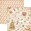 Ciao Bella Dear Santa Patterns Pad 12x12 8/Pkg