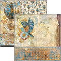 Esprit de Voyage Patterns Pad 12"x12" 8/Pkg