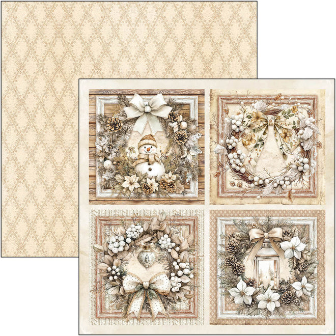 Winter Season Patterns Pad 12"x12" 8/Pkg