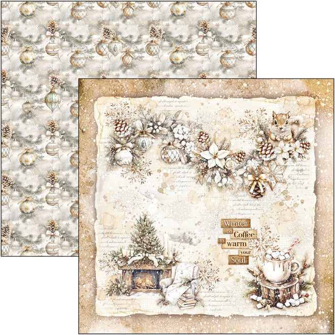 Winter Season Patterns Pad 12"x12" 8/Pkg
