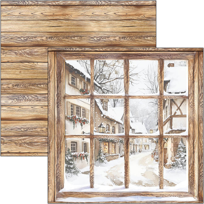 Winter Season Patterns Pad 12"x12" 8/Pkg