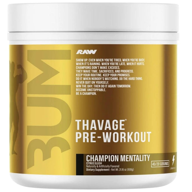 CBUM THAVAGE PRE-WORKOUT, 40 Servings
