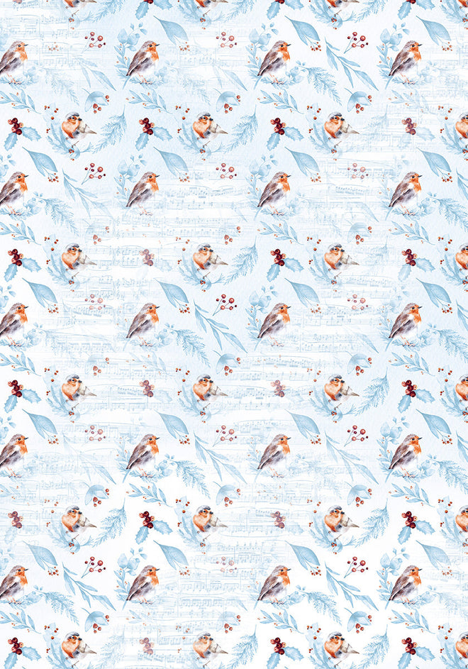 Ciao Bella Vellum Winter Journey Paper Patterns A4 6/Pkg