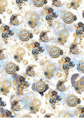 Vellum Celestial Paper Patterns A4 6/Pkg