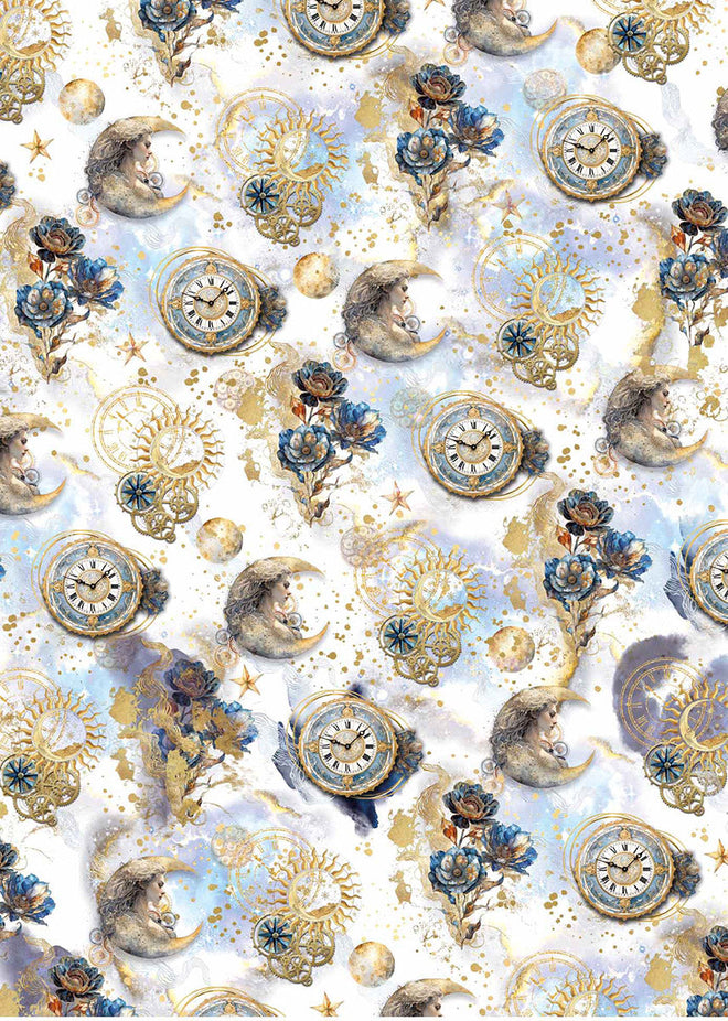 Vellum Celestial Paper Patterns A4 6/Pkg