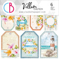 Ciao Bella Vellum Summer Breeze Fussy Cut 6"x6" 6/Pkg