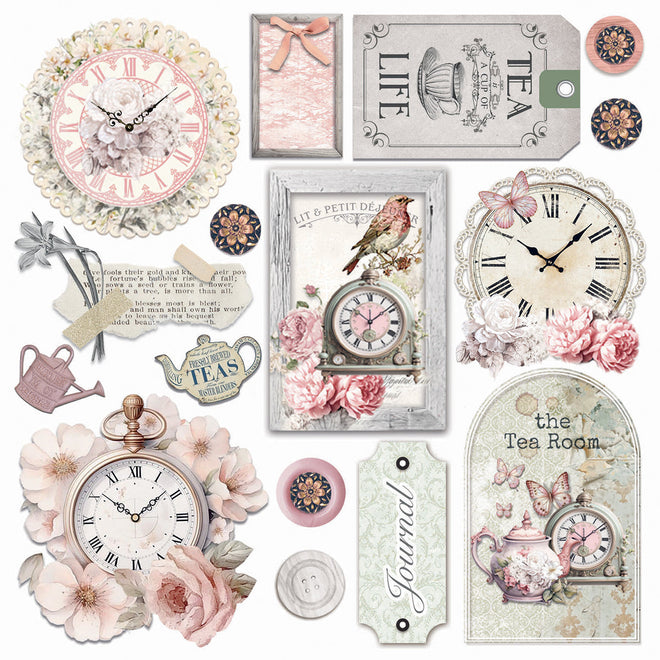 Vellum Timeless Memories Fussy Cut 6"x6" 6/Pkg