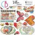 Vellum Majestic Dream Fussy Cut 6"x6" 6/Pkg