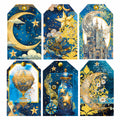 Vellum Celestial Fussy Cut 6"x6" 6/Pkg