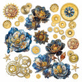 Vellum Celestial Fussy Cut 6"x6" 6/Pkg