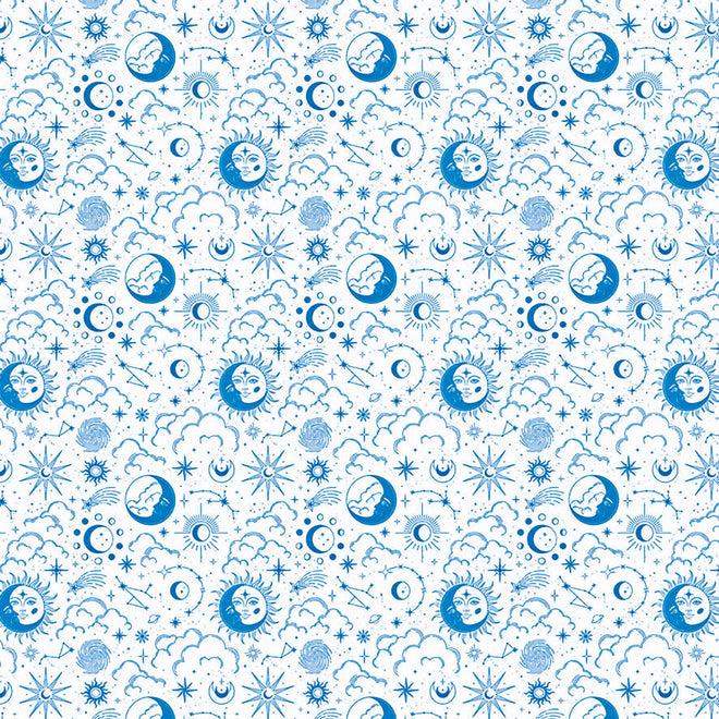 Vellum Celestial Fussy Cut 6"x6" 6/Pkg