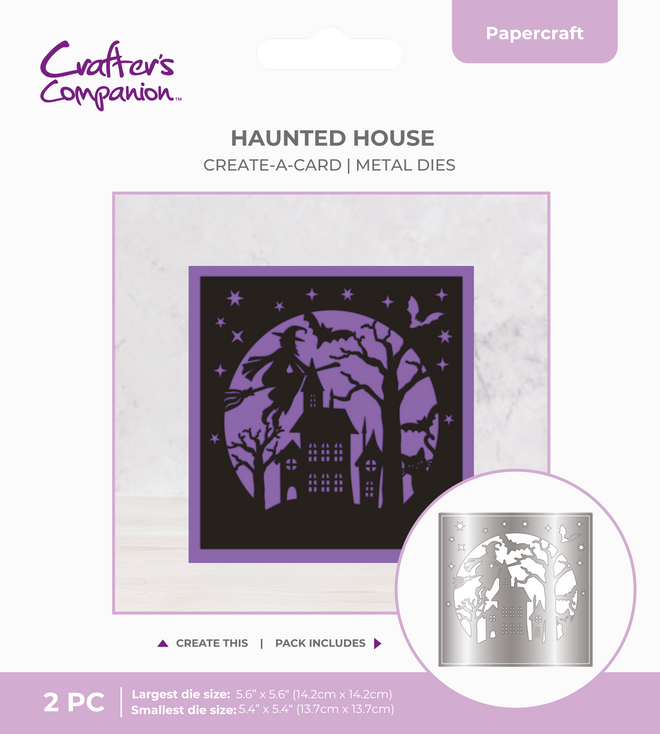 Crafter's Companion Create a Card Die Set Haunted House