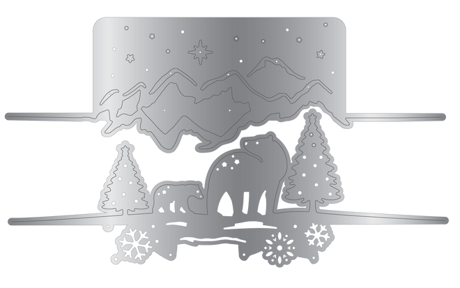 Crafter's Companion Metal Die Edge Set - Arctic Friends