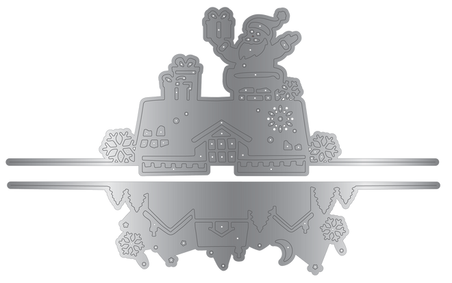 Crafter's Companion Metal Die Edge Set - On the Rooftops