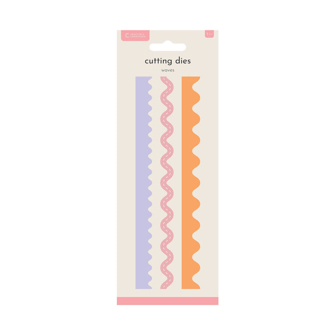 Crafters Companion Metal Die Edgeable - Waves