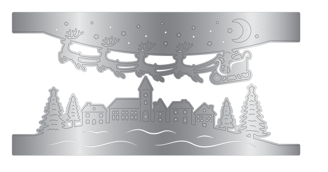 Crafter's Companion Metal Die Edge Set - Christmas Eve
