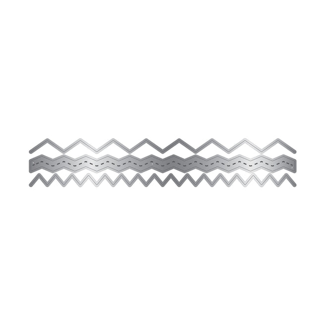 Crafters Companion Metal Die Edgeable - Zig Zag