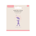 Crafters Companion Metal Die, Stamp & Stencil Set - Showered In Love