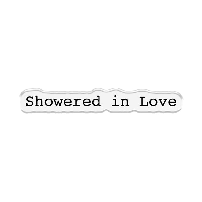 Crafters Companion Metal Die, Stamp & Stencil Set - Showered In Love