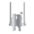 Crafters Companion Metal Die, Stamp & Stencil Set - Swing into Happiness