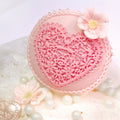 Lace Heart Cupcake Silicone Mould