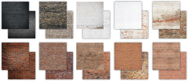 Brick Textures 6x6 Premium Paper Pad