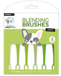 CCL Blending Brushes 2cm Soft Brush Greens Essentials 6 PC