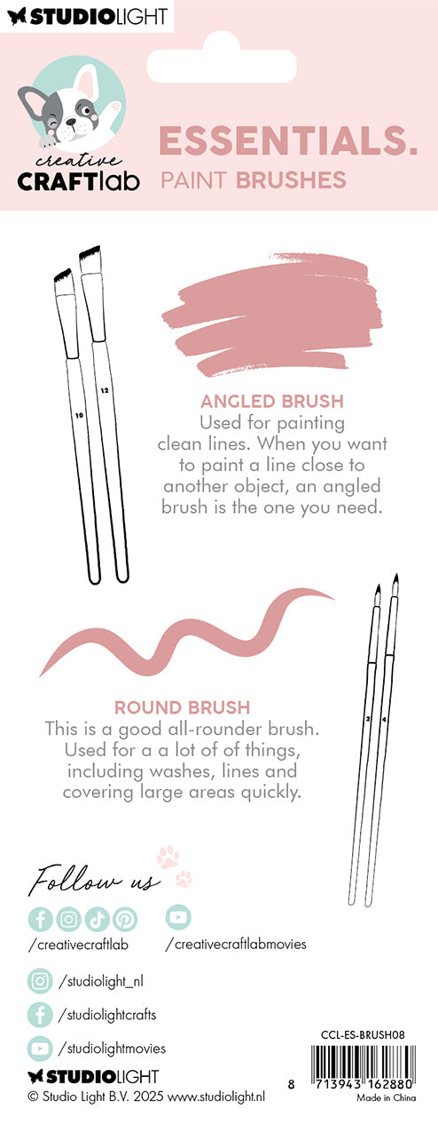 CCL Brushes Set Of 4 Essentials 4 Brushes