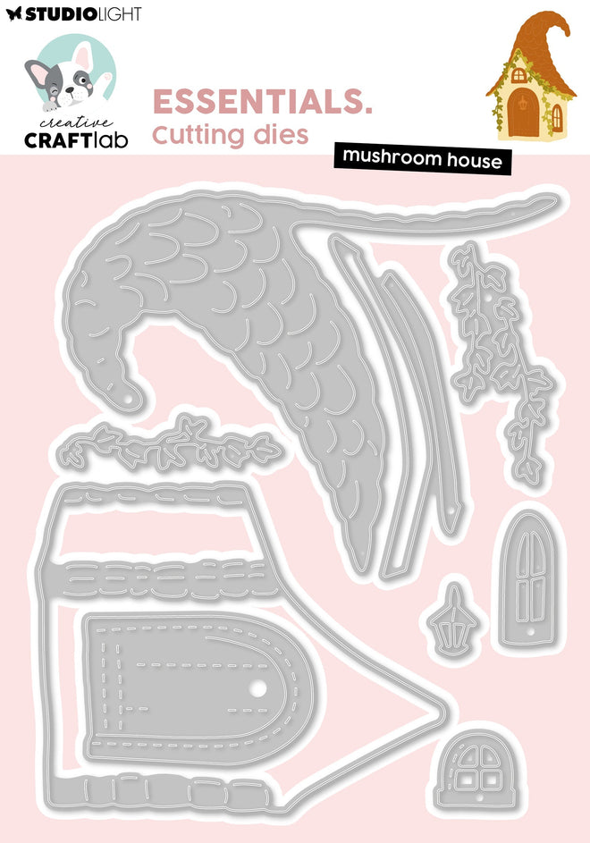 CCL Cutting Die Mushroom House Essentials 9 Pieces