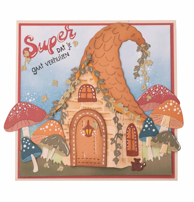 CCL Cutting Die Mushroom House Essentials 9 Pieces