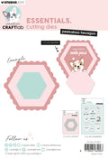 CCL Cutting Die Peekaboo Hexagon Essentials 4 Pieces