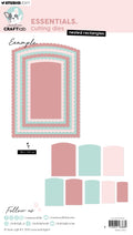 CCL Cutting Die Nested Rectangles Essentials 8 Pieces