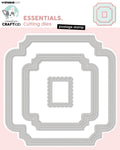 CCL Cutting Die Postage Stamp Essentials 8 PC