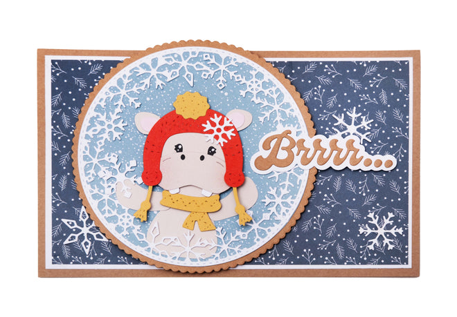 CCL Cutting Die Circle Winter Essentials 141x135x1mm 3 Pieces