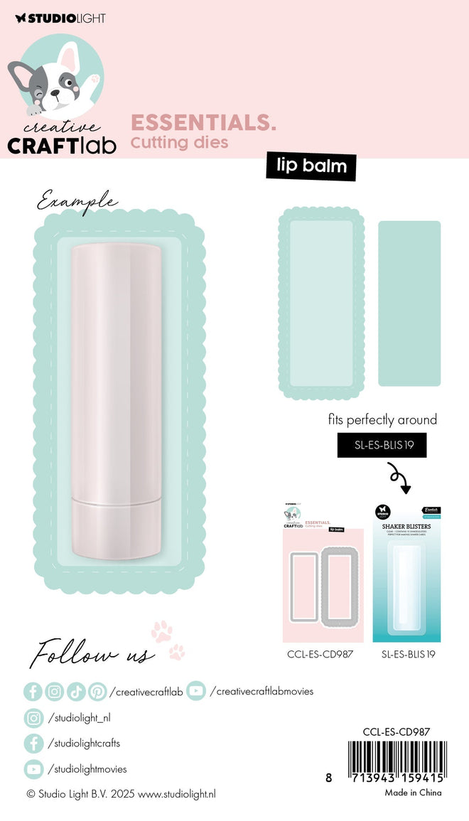 CCL Cutting Die Lip Balm Essentials 2 Pieces