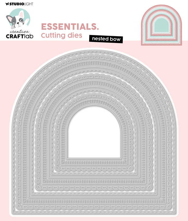 CCL Cutting Die Nested Bow Essentials 12 PC
