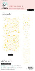 CCL Embossing Folder Bubbles Essentials 1 PC