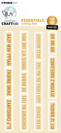 CCL Hot Foil Cutting Die Wordz Essentials 12 PC