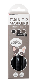 CCL Alcohol Marker Winter Nght Essentials 48x152x13mm 3 PC nr.08
