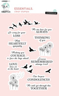 CCL Clear Stamp Condolences Essentials 15 PC