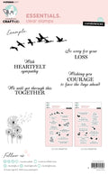 CCL Clear Stamp Condolences Essentials 15 PC