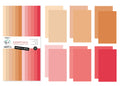 Unicolor Peach & Pink Scrapbooking Paper Pad, 24 Sheets