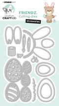 CCL Cutting Die Accessoires Easter Friendz 126x84x1mm 12 PC nr.506