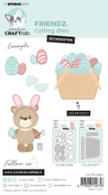 CCL Cutting Die Accessoires Easter Friendz 126x84x1mm 12 PC nr.506