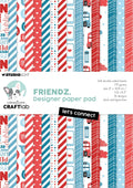 CCL Designer Paper Pad Let's Connect Friendz 24 SH