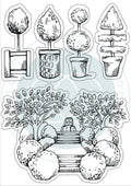 Secret Garden - Stamp Set - Topiary