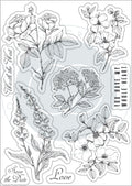 Craft Consortium Belle Fleur - Stamp Set