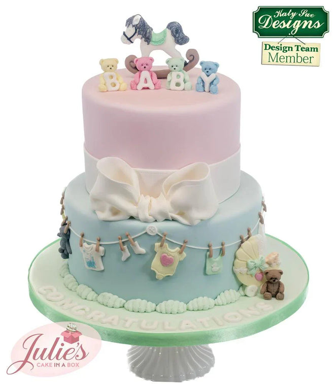 Baby Clothes Washing Line Silicone Mould